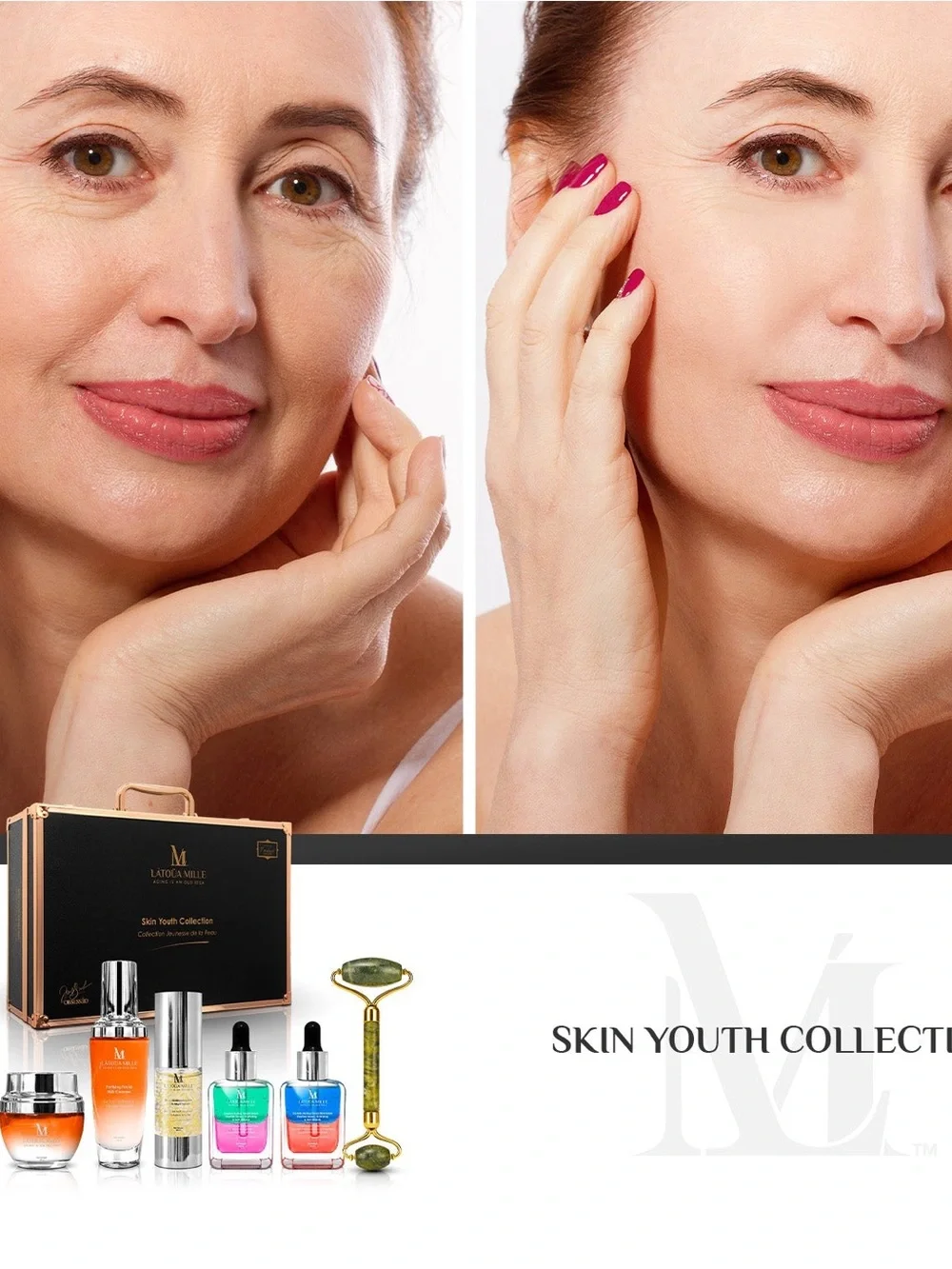 Latoua Mille Skin Youth Collection 6-Piece Luxury Anti-Aging Skincare Set